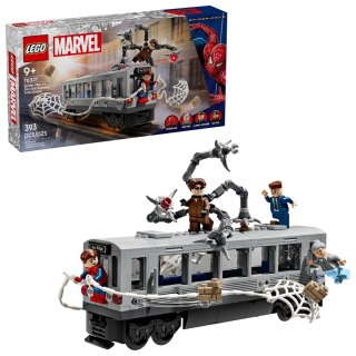 LEGO Marvel 76321 Spider-Man kontra Doc Ock — scena w metrze