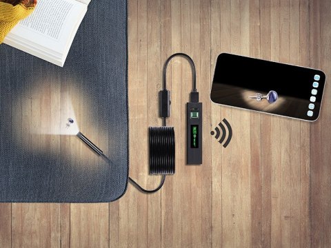 TRACER KAMERA ENDOSKOPOWA HARDWIRE 5M 8MM LED WIFI