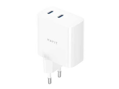 Ładowarka Havit USB-C+USB-C UC45 EU
