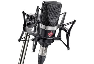 Neumann TLM 102 MT Studio-Set -  Mikrofon pojemnościowy wielkomembranowy z uchwytem p. wstrząsowym, czarny