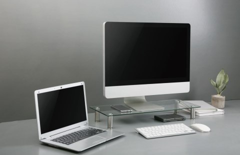 GEMBIRD SZKLANA PODSTAWKA NA MONITOR ROZMIAR M