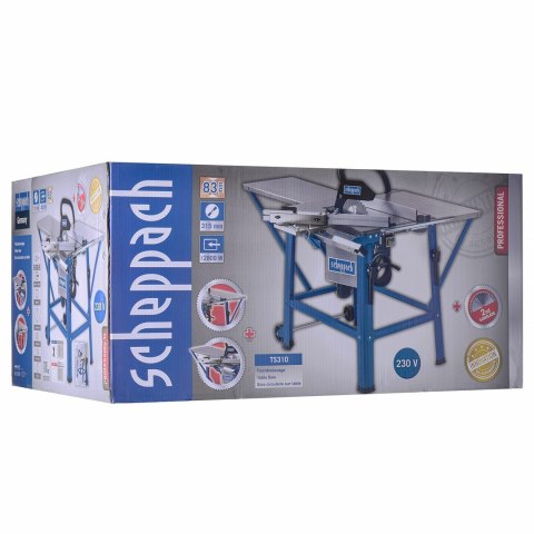 Pilarka stołowa Scheppach TS310 230V 2,2KW fi 315mm (WYPRZEDAŻ)