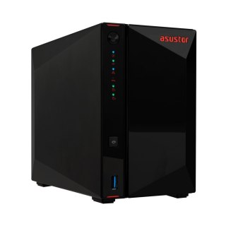 NAS Asustor AS5402T; Tower; 2x (3.5" SATA HDD/ 2.5" SSD); Intel Celeron N5105, 4GB DDR4 SODIMM (max. 16GB), 2x 2.5GbE, 4x M.2 22