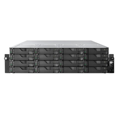 NAS Asustor Lockerstor 16R Pro AS7216RDX, 3U rack, 16x (3.5" SATA HDD/ 2.5" SSD), AMD Ryzen 7 Pro 7745 8C 3.8GHz (up to 5.3GHz),