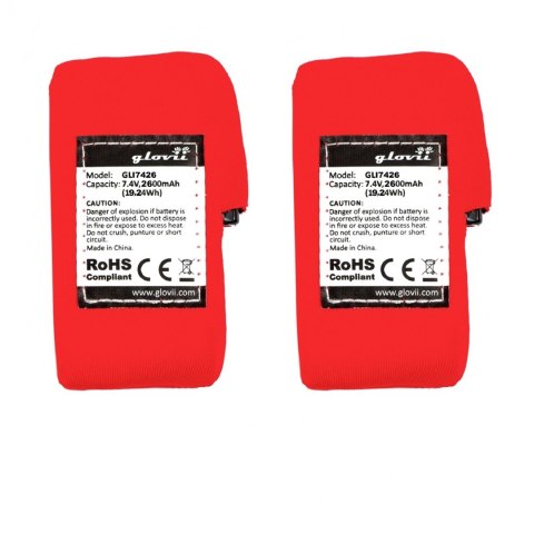 GLOVII OGRZEWANY ZESTAW BIELIZNY M POMARAŃCZ GXRM