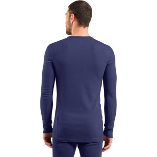 Bielizna termoaktywna z długim rękawem Odlo BL TOP crew neck l/s MERINO 260 roz. S Niebieska