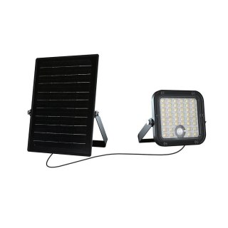 Projektor LED solarny V-TAC 10W pilot auto timer czujnik ruchu IP65 CCT VT-411CCT 4000K+6000K 1500lm