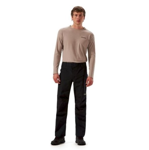 Spodnie przeciwdeszczowe męskie Berghaus Hillwalker rozmiar M, czarne