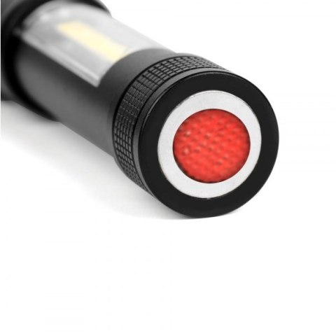 ESPERANZA ALUMINIOWA LATARKA ZE ŚWIATŁEM BOCZNYM COB DIONE EOT070