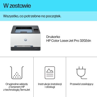 DRUKARKA HP COLOR LASERJET PRO 3202dn (WYPRZEDAŻ)