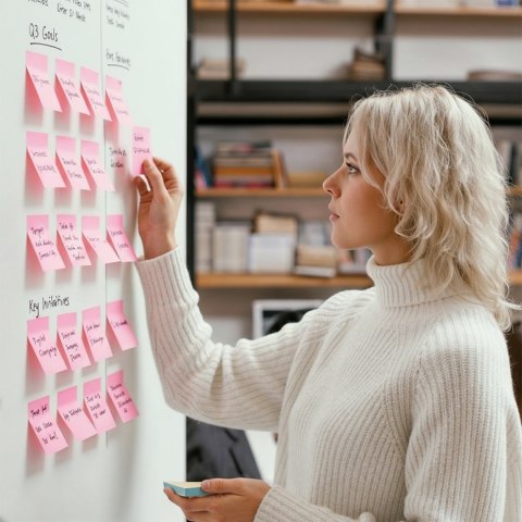 ERGO OFFICE MOBILNA TABLICA SUCHOŚCIERALNA, ORIENTACJA PIONOWA, BIAŁA, JEDNOSTRONNA, Z PÓŁKĄ, WYMIARY TABLICY 1190X790MM ER-3