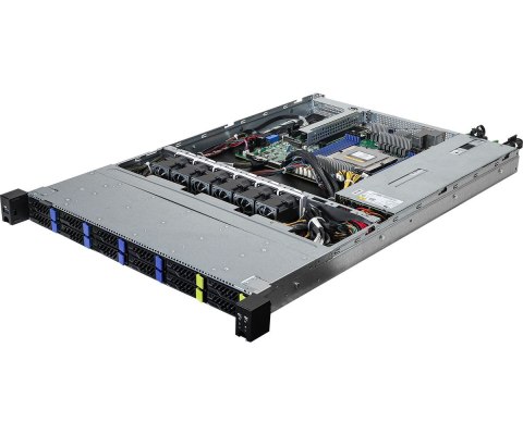 Platforma AsRock Rack (1U) 1U8S4E-GENOA/2T AMD Epyc 9005/9004 (8x 2,5" SATA HS, 4x 2,5" NVMe HS, 2xM.2, 2x10Gbe, IPMI, 1+1 750W)