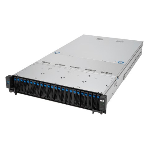 Platforma Asus Rack (2U) RS520A-E12-RS24U AMD Epyc 9004 (16x NVMe, 8x SATA/SAS, 2xM.2, 2xGPU, 2x10Gbe, IPMI, 1+1 1600W) (WYPRZED