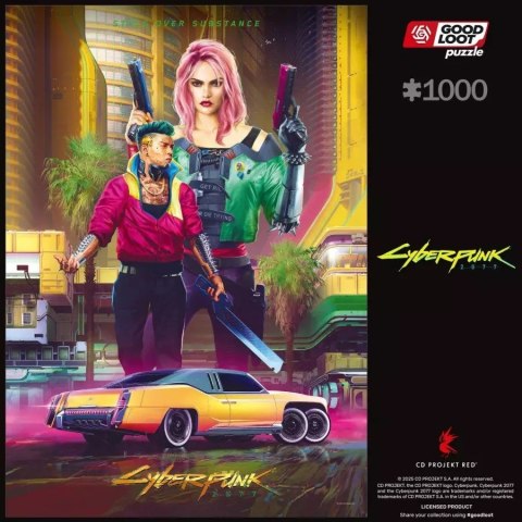 Good Loot Gaming Puzzle: Cyberpunk 2077 Kitsch Style 1000 elementów