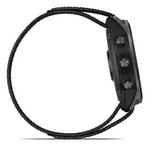 Zegarek sportowy Garmin Enduro 2 Solar 35mm Black Carbon Gray DLC Ti Ultrafit Band Szary
