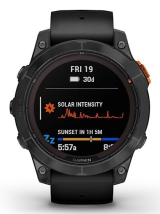 Zegarek sportowy Garmin Fenix 7 Pro Solar Edition 47mm Slate Grey/Black Band