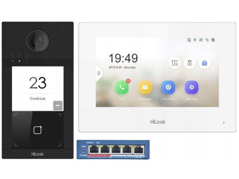 Zestaw wideodomofonowy IP Hilook IP-VIS-Pro-W (WYPRZEDAŻ)