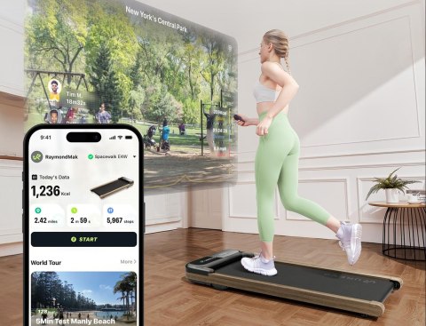 Bieżnia elektryczna UREVO SpaceWalk E4W