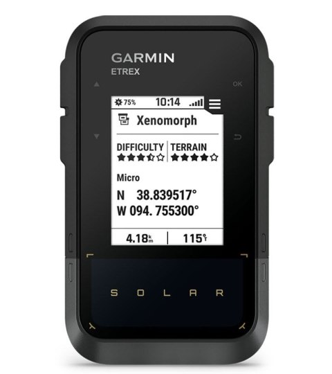 Nawigacja turystyczna Garmin eTrex SE GPS Solar, czarny/szary + Czujnik Garmin HRM Dual