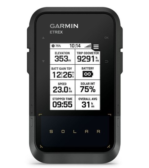 Nawigacja turystyczna Garmin eTrex SE GPS Solar, czarny/szary + Czujnik Garmin HRM Dual