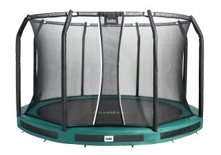 Trampolina Premium Ground Combo 251cm Zielona
