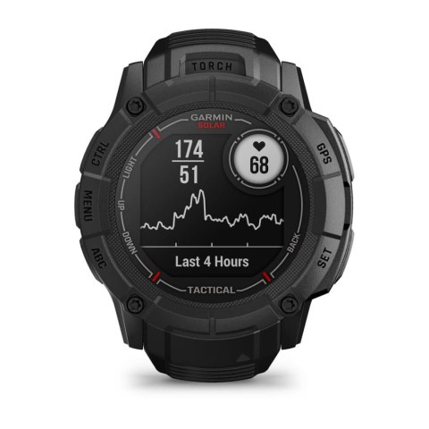 Zegarek sportowy Garmin Instinct 2X Solar Tactical Edition 50mm Czarny