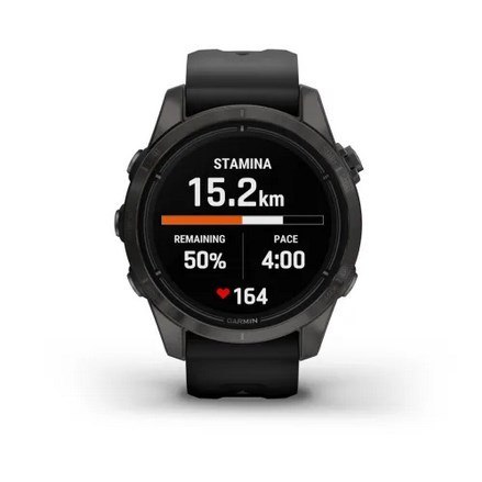 Zegarek sportowy Garmin EPIX PRO (Gen 2) AMOLED 42mm Sapphire Titanium/Szary
