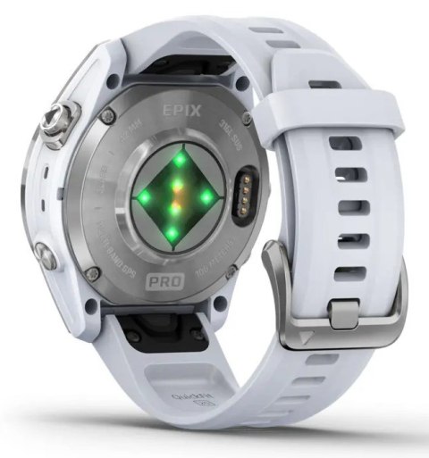 Zegarek sportowy Garmin Epix PRO (Gen 2) AMOLED 42mm SS Whitestone/Srebrny