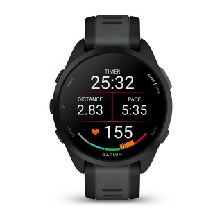Zegarek sportowy Garmin Forerunner 165 Music AMOLED 43mm Black/­Slate Grey