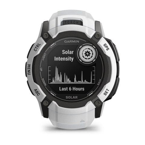 Zegarek sportowy Garmin Instinct 2X Solar 50mm Biały