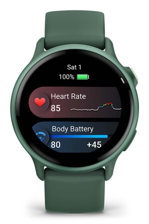 Zegarek sportowy Garmin Vivoactive 6 AMOLED 42mm Jasper Green