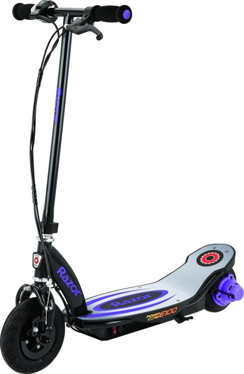 Razor-hulajnoga elektrycz E100 PowerCore Purple ALU (WYPRZEDAŻ)