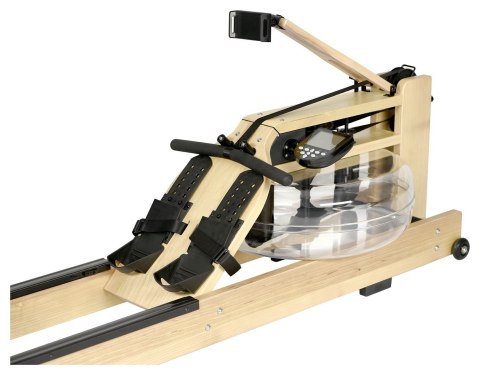 Wioślarz wodny drewniany MERACH MR-902/YS, bluetooth&app, naturalny kolor drewna (WYPRZEDAŻ)
