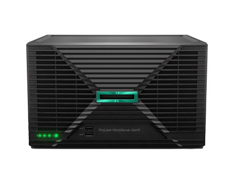HPE ProLiant MicroServer Gen11 E-2434 4-core 1P 16GB-U VROC 4LFF-NHP 1TB 180W External PS Server P68821-421
