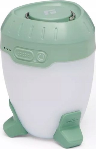 Latarka biwakowa Black Diamond Orbiter 450, desert sage + Chusta wielofunkcyjna Buff Merino Lightweight, solid black