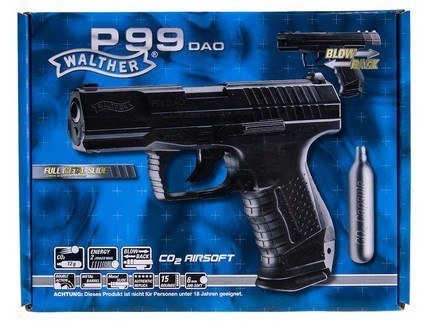 Pistolet ASG Walther P99 DAO GBB CO2 (WYPRZEDAŻ)
