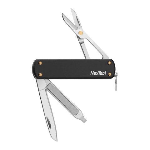 Nóż wielofunkcyjny NexTool Mini Pocket Knife NE0141 4w1 czarny