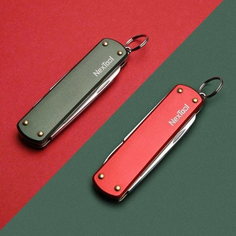Nóż wielofunkcyjny NexTool Mini Pocket Knife NE0142 4w1 czerwony