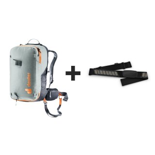 Plecak lawinowy Deuter Alproof Lite 22L + czujnik Garmin HRM Dual, tin/black