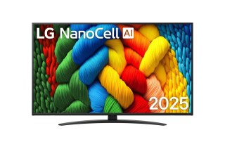 Telewizor LG NanoCell 50NANO81A6A 50'' 4K Ultra HD WebOS Dolby Digital DVB-T2 Czarny