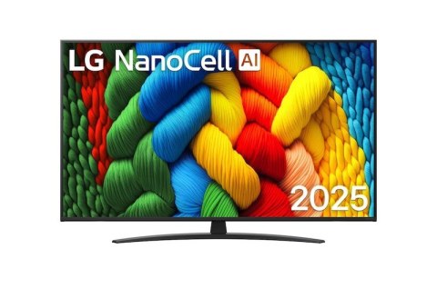 Telewizor LG NanoCell 55NANO81A6A 55'' 4K Ultra HD WebOS Dolby Digital DVB-T2 Czarny