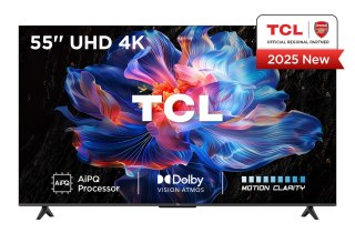Telewizor TCL 55V6C DLED 55'' 4K Ultra HD Google TV Dolby Atmos DVB-T2 Metaliczny