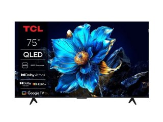 Telewizor TCL 75T69C QLED 75" 4K Ultra HD Google TV Dolby Atmos DVB-T2 Metaliczny