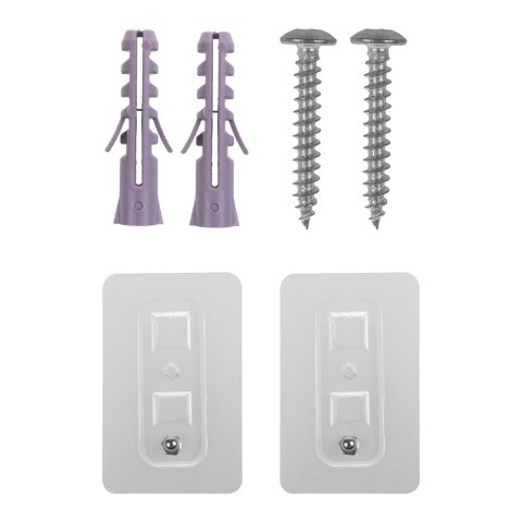 MACLEAN PÓŁKA ŚCIENNA POD DEKODER, POJEDYNCZA, MAX. 5KG, STALOWA, MC-122