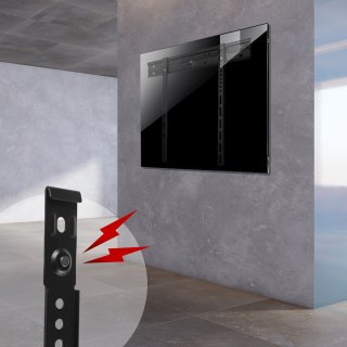 MACLEAN ULTRA PŁASKI UCHWYT ŚCIENNY DO TV, 40-85", MAX VESA 600X400, OBCIĄŻENIE DO 80KG MC-123