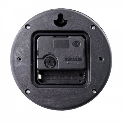 Zegar ścienny Esperanza Boston EHC002 (kolor srebrny) (WYPRZEDAŻ)