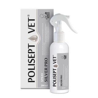 JM SANTE POLISEPT VET SPRAY PRO SILVER do pielęgnacji ran 200ml