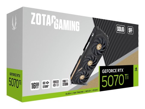 Karta graficzna ZOTAC GAMING GeForce RTX 5070 Ti SOLID SFF 16GB
