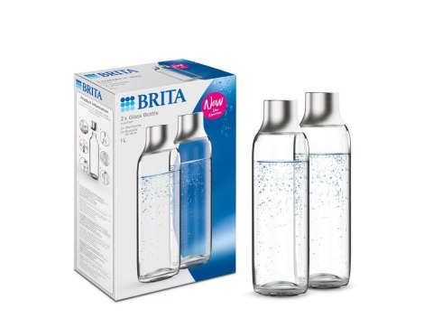 Butelka Brita sodaTRIO (2 szt., szklane)