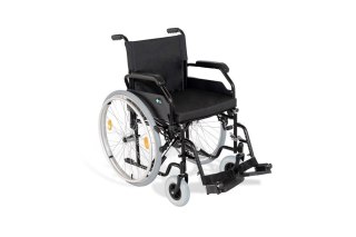 Stalowy wózek inwalidzki RF-1 Cruiser Czarny 48cm